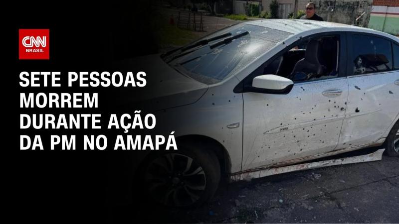 Sete pessoas são mortas em carro durante ação da PM no Amapá 