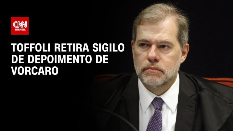 Master: Toffoli retira sigilo de oitivas de Vorcaro, diretor do BC e ex-BRB 