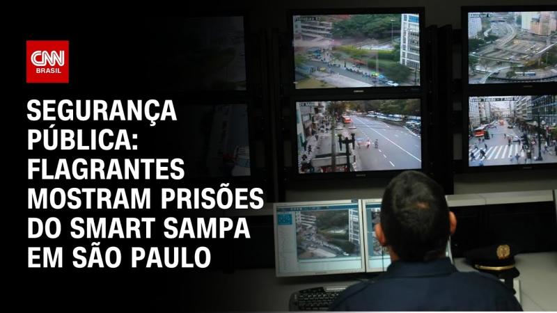 Segurança Pública: Flagrantes mostram prisões do Smart Sampa em São Paulo