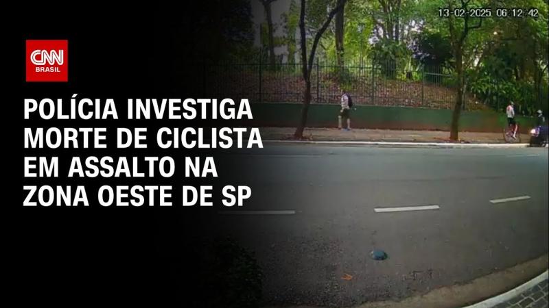 Polícia investiga morte de ciclista em assalto na zona oeste de SP