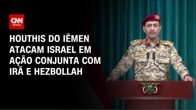 Guerra no Oriente Médio: Houthis atacam Israel em ação conjunta com o Irã