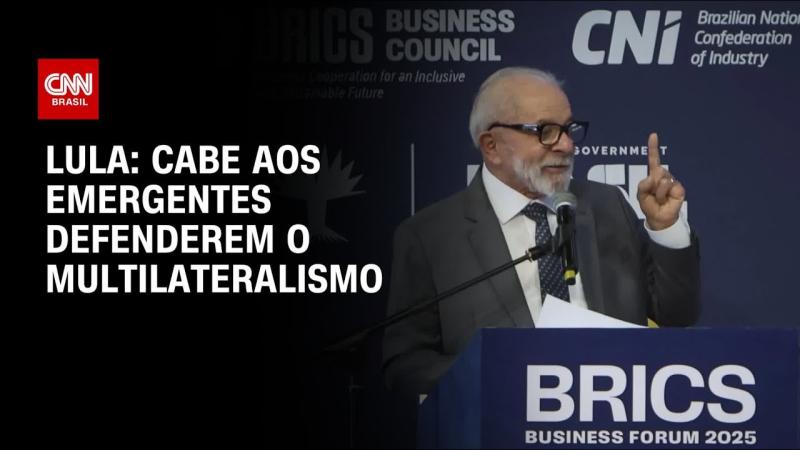 Lula defende comércio multilateral em Fórum Empresarial do Brics