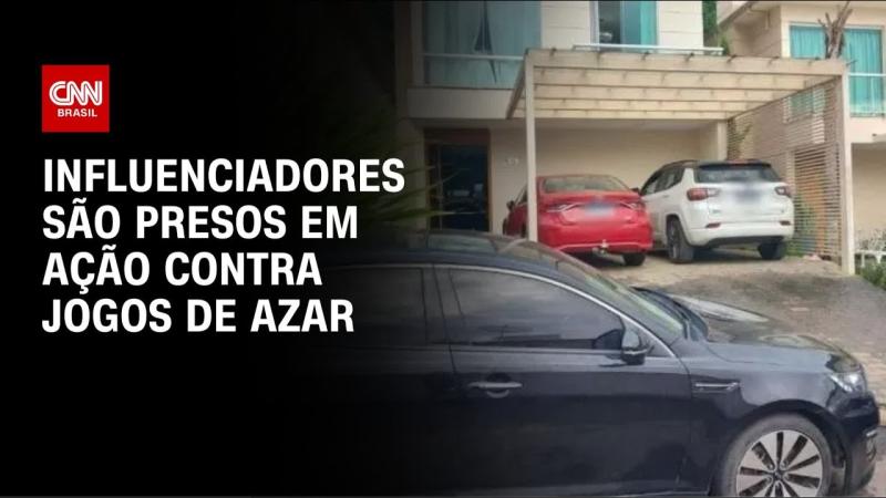Influenciadores são presos por lavagem de dinheiro e divulgar jogos de azar