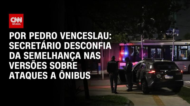 Secretário suspeita das versões dadas por detidos sobre ataques a ônibus