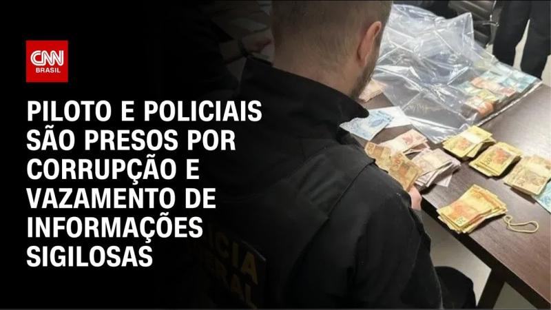 Piloto e policiais são presos por corrupção em SP