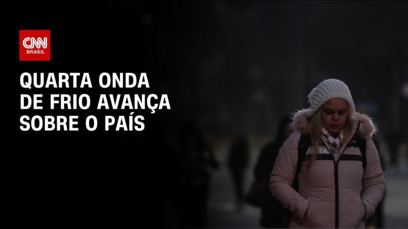 Previsão do tempo: quarta onda de frio avança sobre o país