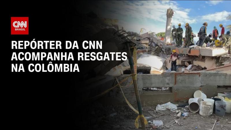 Terremoto na Colômbia: Socorristas correm contra o tempo para encontrar sobreviventes