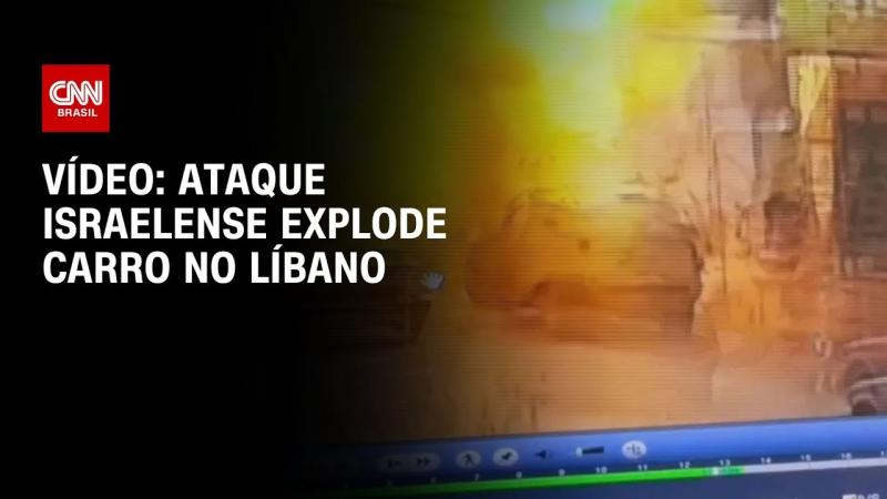 Ataque de drone israelense explode carro no Líbano