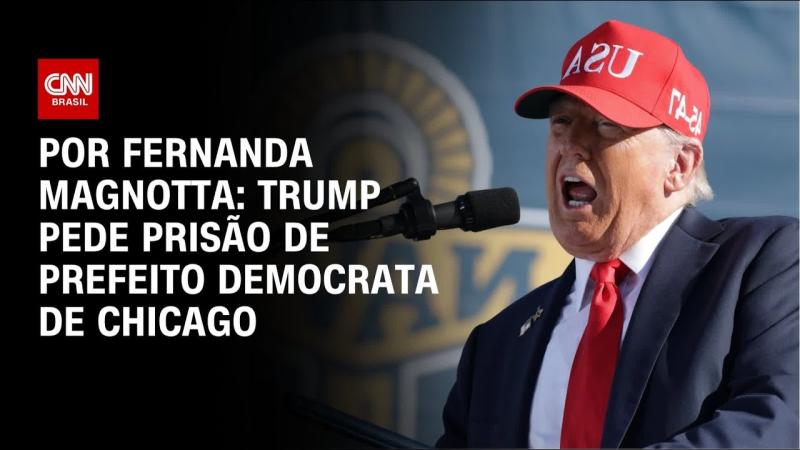 Trump pede prisão de prefeito democrata de Chicago