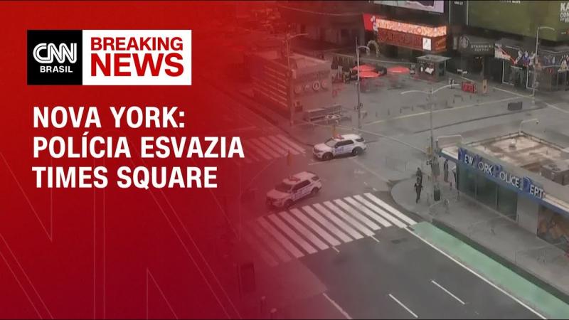 Polícia de Nova York esvazia Times Square