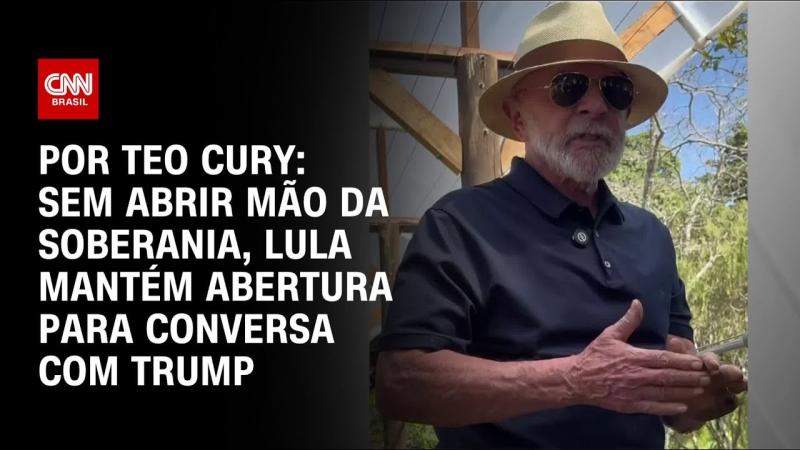 Sem abrir mão da soberania, Lula mantém abertura para conversa com Trump