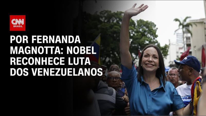 Nobel reconhece luta dos venezuelanos