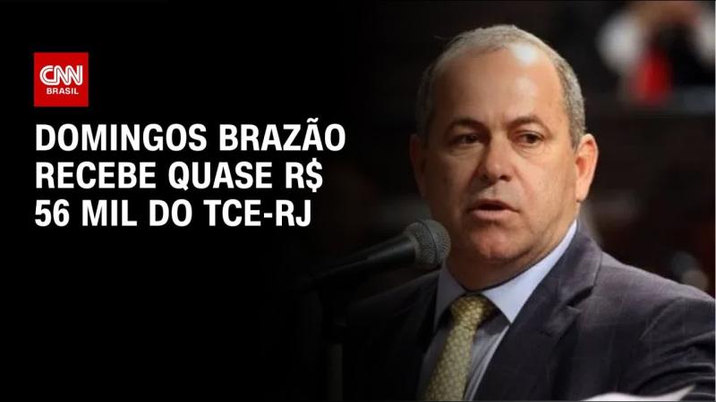  Condenado, Domingos Brazão recebe salário de quase R$ 56 mil do TCE-RJ 