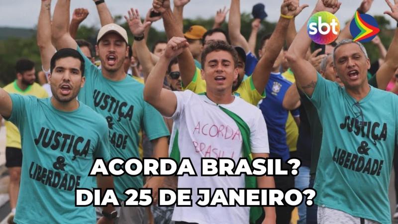  Nikolas Ferreira avança rumo a Brasília e convoca ato “Acorda Brasil” contra STF e governo Lula
