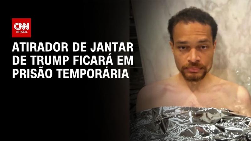  Atirador de jantar de Trump deve ficar em prisão temporária