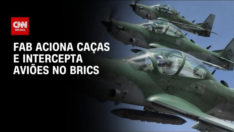 FAB aciona Super Tucanos e intercepta aviões durante Cúpula do Brics