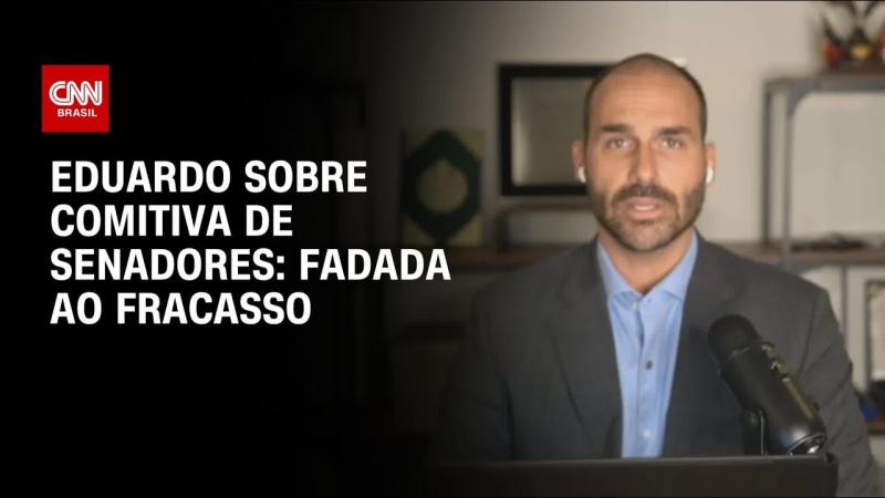 “Fadada ao fracasso”, diz Eduardo Bolsonaro sobre comitiva que planeja ir aos EUA