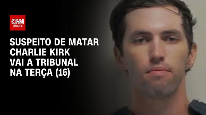 Assassino de Charlie Kirk passa por audiência em tribunal na próxima terça (16)