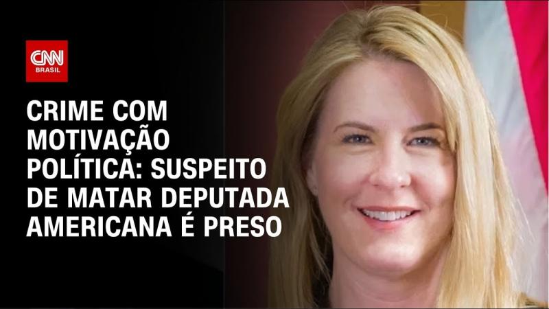 Polícia prende suspeito de matar deputada dos Estados Unidos
