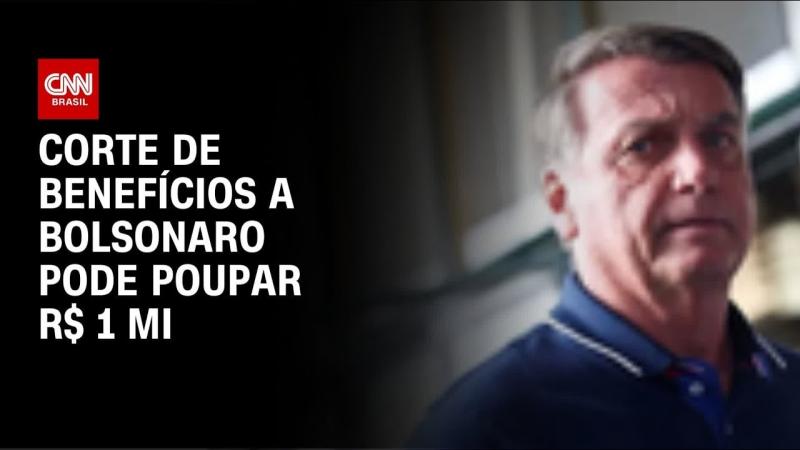 Corte de benefícios de Bolsonaro pode poupar mais de R$ 1 milhão ao ano à União