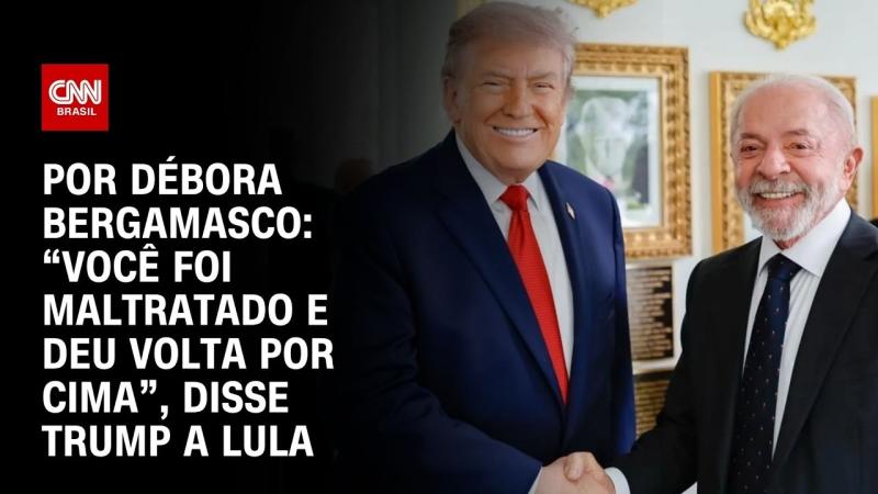 Trump a Lula: Você foi muito maltratado e deu a volta por cima