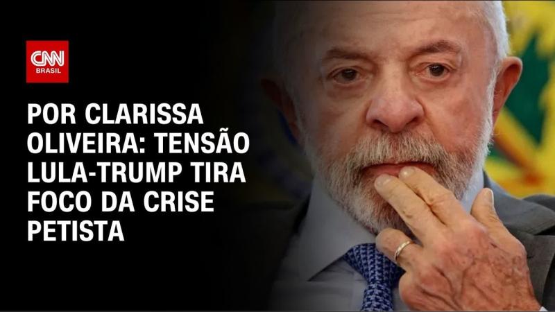 Análise: Tensão Lula-Trump tira foco da crise petista