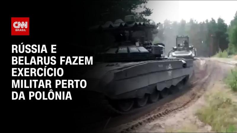 Rússia e Belarus fazem exercício militar perto de fronteira com a Polônia | AGORA CNN