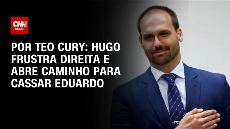 Hugo Motta frustra oposição e abre caminho para cassar Eduardo Bolsonaro