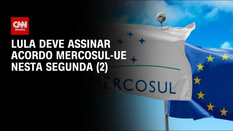 Lula deve assinar acordo Mercosul-UE nesta segunda (2); veja impacto econômico 