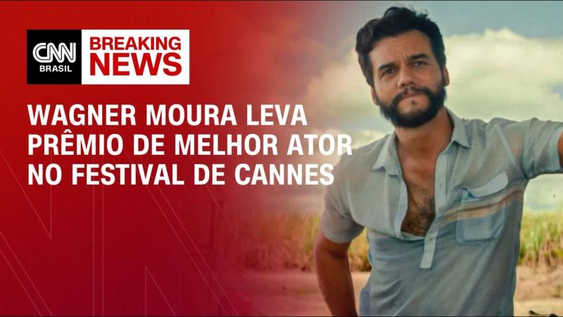 Wagner Moura conquista prêmio de Melhor Ator com 