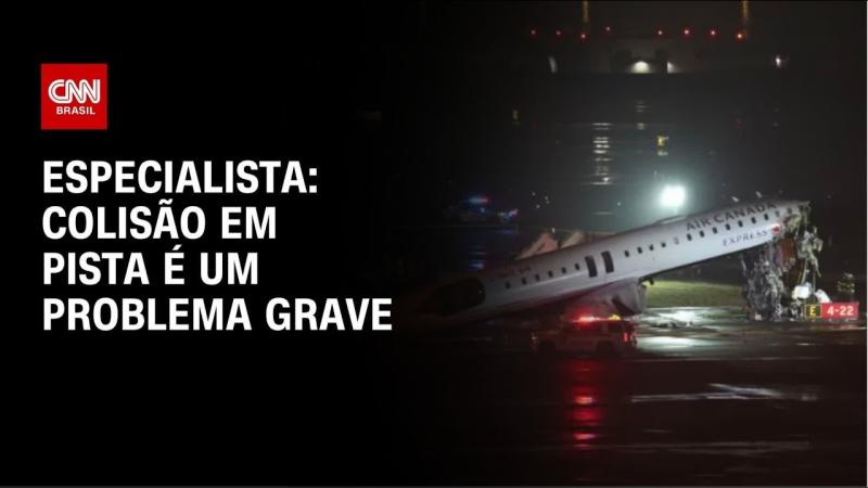 Acidente em aeroporto: Colisão em pista é um problema grave, avalia especialista