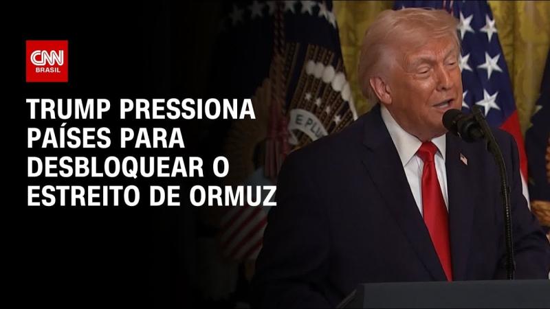 Trump recebe “não” de aliados para operação no Estreito de Ormuz