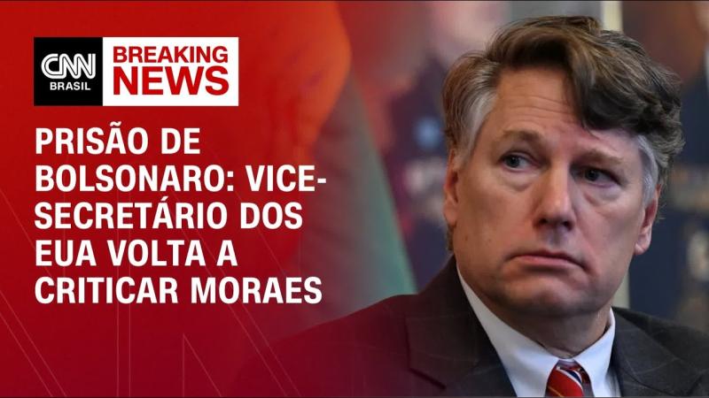 Vice-secretário dos EUA sobre Bolsonaro: provocativa e desnecessária prisão