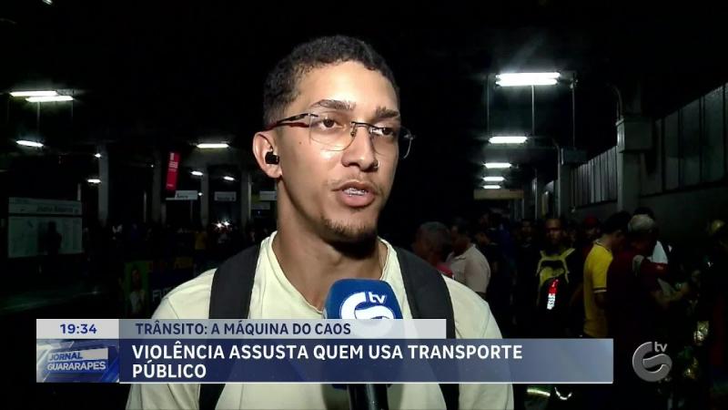 Violência assusta quem usa transporte público na Região Metropolitana do Recife