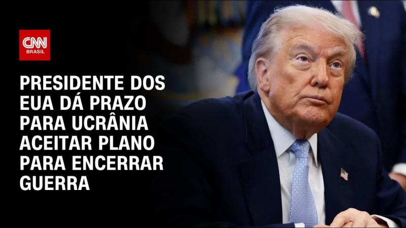 Trump dá menos de uma semana para Ucrânia aceitar proposta para encerrar guerra