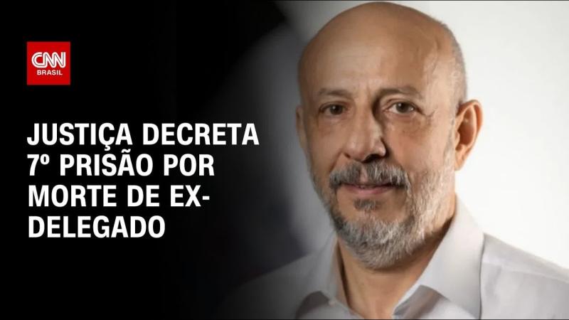 Justiça decreta 7º prisão por morte de ex-delegado