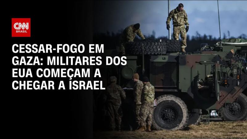 Militares dos EUA começam a chegar a Israel para monitorar acordo de Gaza