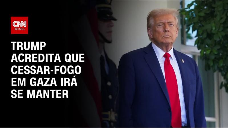 Trump acredita em cessar-fogo em Gaza: 