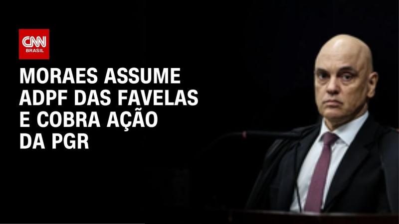 Moraes assume ADPF das Favelas e cobra manifestação da PGR sobre ação no RJ