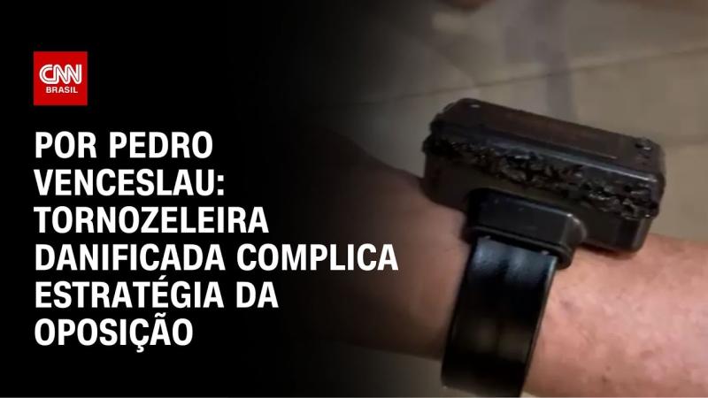 Tornozeleira danificada complica estratégia da oposição