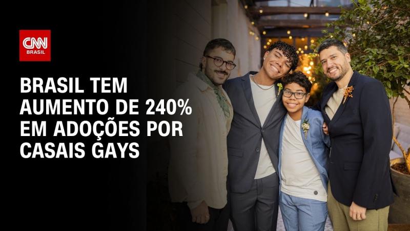 Em 5 anos, Brasil tem aumento de 240% em adoções por casais gays