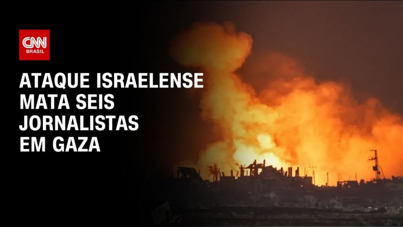 Ataque de Israel mata seis jornalistas em Gaza, segundo hospital e canal