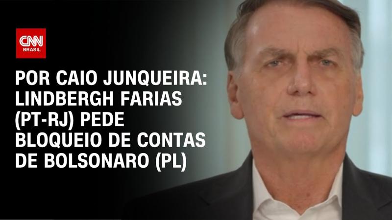 PT pede à PF bloqueio de contas de Jair Bolsonaro