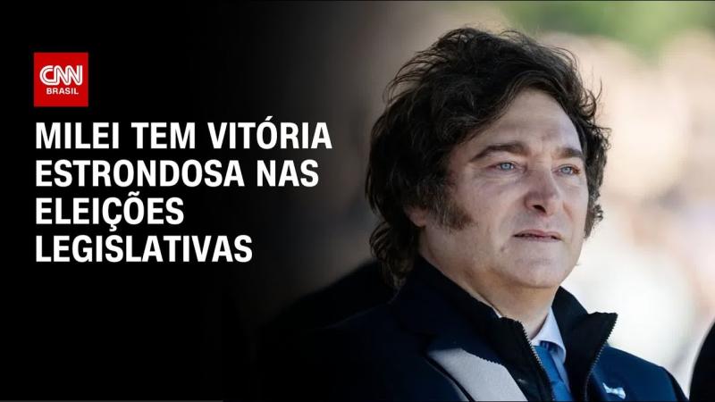 Milei tem vitória estrondosa nas eleições legislativas