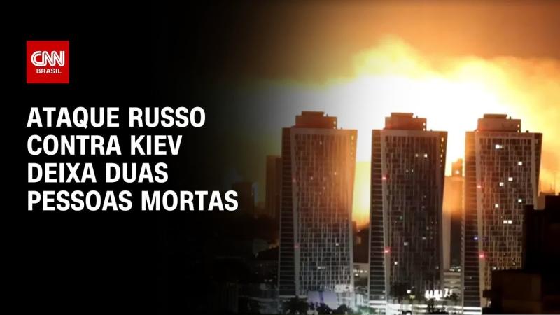  Ataque russo deixa duas pessoas mortas em Kiev, na Ucrânia