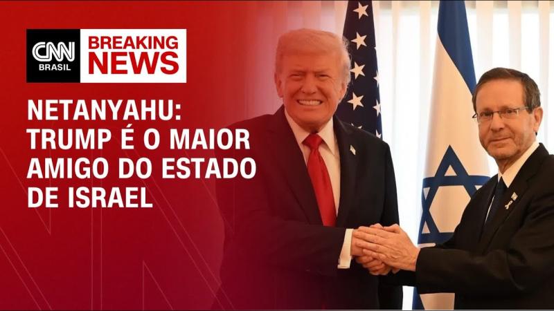 Trump é o maior amigo do Estado de Israel, diz Netanyahu em discurso no Parlamento