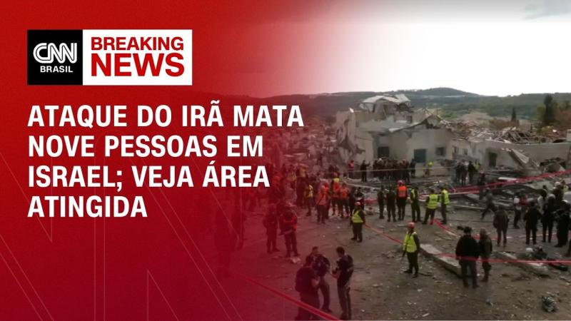 Veja área atingida por míssil do Irã que matou nove em Israel 