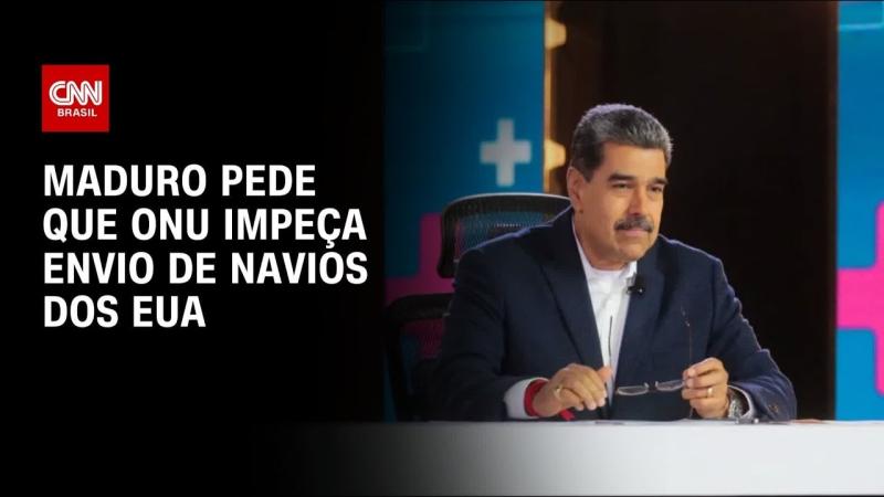 Maduro pede que ONU impeça os EUA de enviarem navios à costa da Venezuela