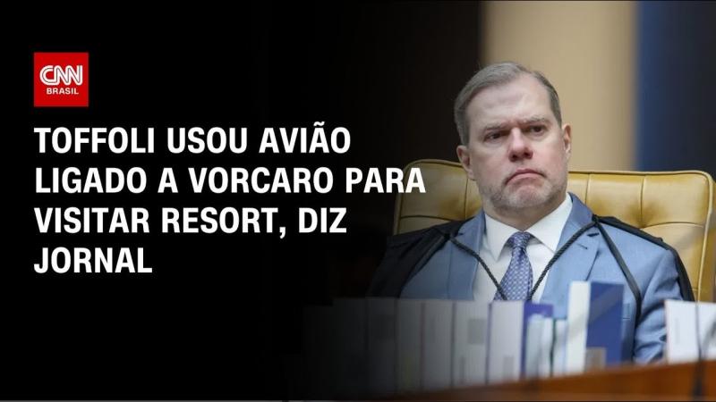 Caso Master: Toffoli usou avião ligado a Vorcaro para visitar resort, diz jornal