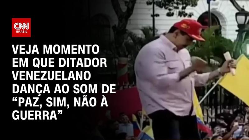 Maduro dança ao som de remix “Paz, sim, não à guerra” na Venezuela | CNN BRASIL